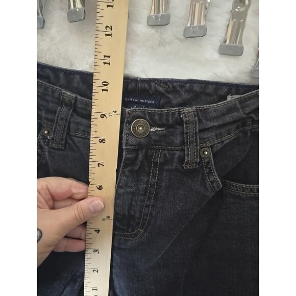 Tommy Hilfiger Classic Hope Boot Jeans Womens Size 8 Black Mid Rise Casual - Picture 5 of 8